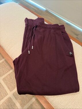 Tommy John Men's Maroon Drawstring Joggers size M